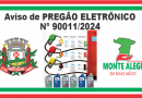 AVISO DE LICITAÇÃO: PREGÃO ELETRÔNICO Nº 90011/2024